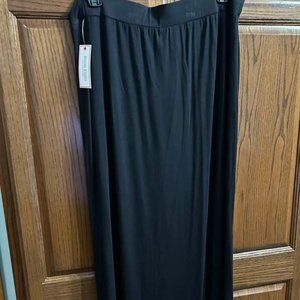 NWT Women's Maxi Black Skirt - JCP - size XL